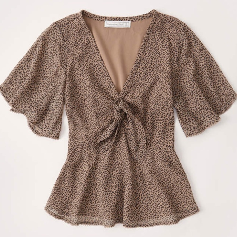 Cheetah top from Abercrombie & Finch